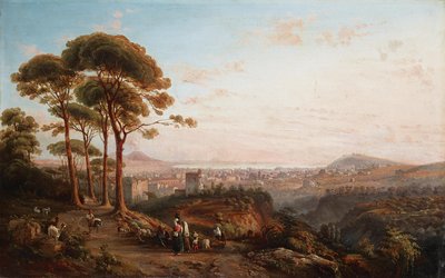 View of Naples from La Conocchia by Giacinto Gigante